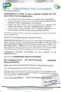 buy degree from the Kibogora Polytechnic university