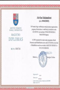 Buy college degree from The Lietuvos sveikatos mokslu universitetas