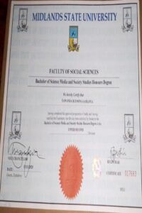 Buy Degree From the Midlands State University