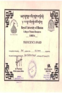 buy degree from the Royal University of Bhutan