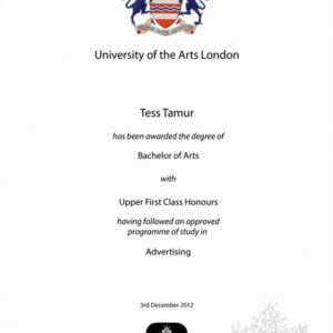 buy college degree from the university of the arts london