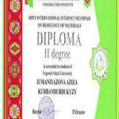 buy degree from the Turkmen State Institute of Architecture and Construction