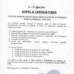 buy degree from the Université Gaston Berger