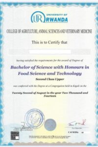 buy degree from the Université Libre de Kigali