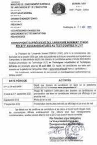 buy degree from the Université Norbert Zongo