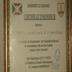 Buy Degree From Université du Burundi
