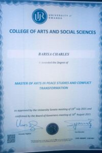 buydegree from the University of Rwanda