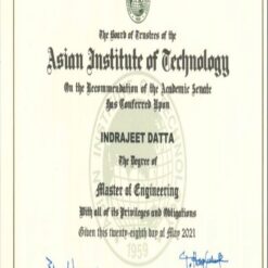 Buy college degree from the Asian Institute of Technology