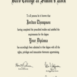 Buy college degree from The Bard College