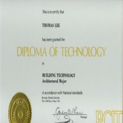 Buy college degree from the British Columbia Institute of Technology
