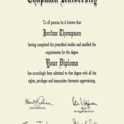 Buy college degree from The Chapman University
