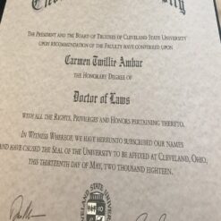 Buy college degree from The Cleveland State University