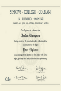Buy college degree from The Colby College