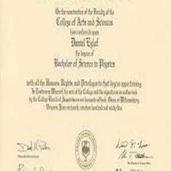 Buy college degree from The College of William & Mary
