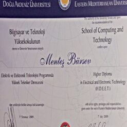 Buy college degree from The Dogu Akdeniz Üniversitesi