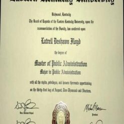 Buy college degree from The Eastern Kentucky University