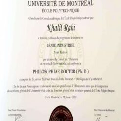 Buy college degree from the École Polytechnique de Montréal