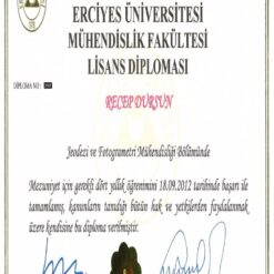 Buy college degree from the Erciyes Üniversitesi