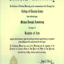 Buy college degree from The Fordham University