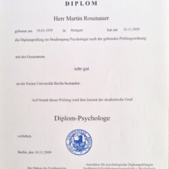 Buy college degree from the Freie Universität Berlin