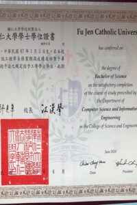 Buy college degree from the Fu Jen Catholic University