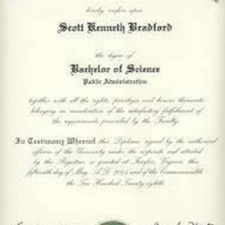 Buy college degree from The George Mason University