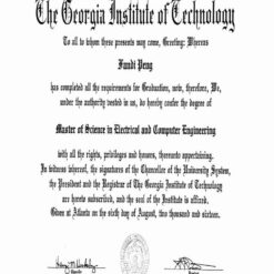 Buy college degree from The Georgia Institute of Technology