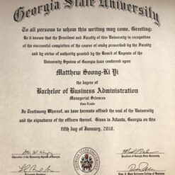 Buy college degree from The Georgia State University