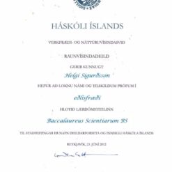 Buy college degree from the Háskóli Íslands