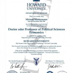 Buy college degree from The Howard University
