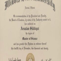 Buy college degree from The Illinois State University