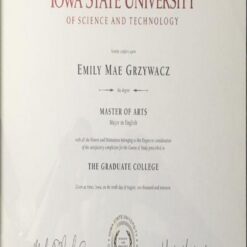 Buy college degree from The Iowa State University