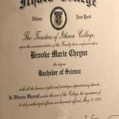 Buy college degree from The Ithaca College