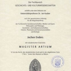 Buy college degree from the Johannes Gutenberg-Universität Mainz