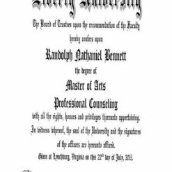 Buy college degree from The Liberty University