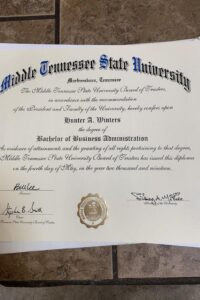 Buy college degree from The Middle Tennessee State University