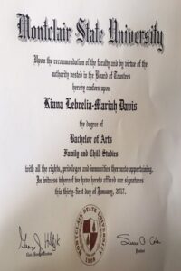 Buy college degree from The Montclair State University