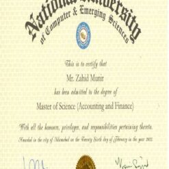 Buy college degree from the National University of Computer and Emerging Sciences