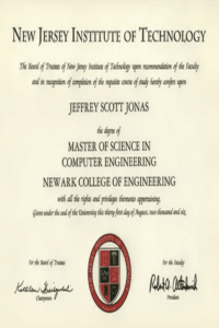 Buy college degree from The New Jersey Institute of Technology