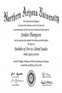 Buy college degree from The Northern Arizona University