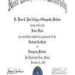 Buy college degree from The Nova Southeastern University