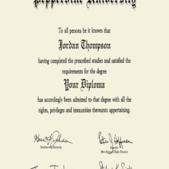 Buy college degree from The Pepperdine University