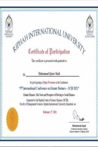 Buy college degree from the Riphah International University