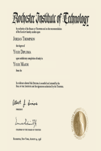 Buy college degree from The Rochester Institute of Technology
