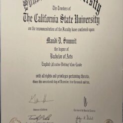 Buy college degree from The Sonoma State University