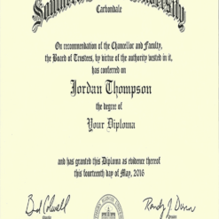 Buy college degree from The Southern Illinois University Carbondale