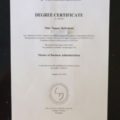 Buy college degree from The Tampereen yliopisto