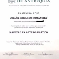 Buy college degree from The Universidad de Antioquía