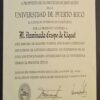 Buy college degree from the Universidad de Puerto Rico