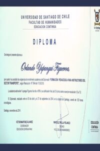 Buy college degree from The Universidad de Santiago de Chile